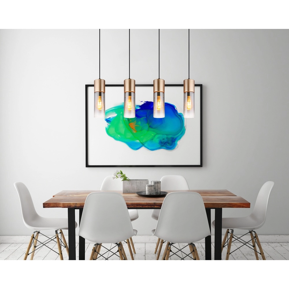 4-Licht Pendellampe Annika Braunes Design Globo 9007371531905