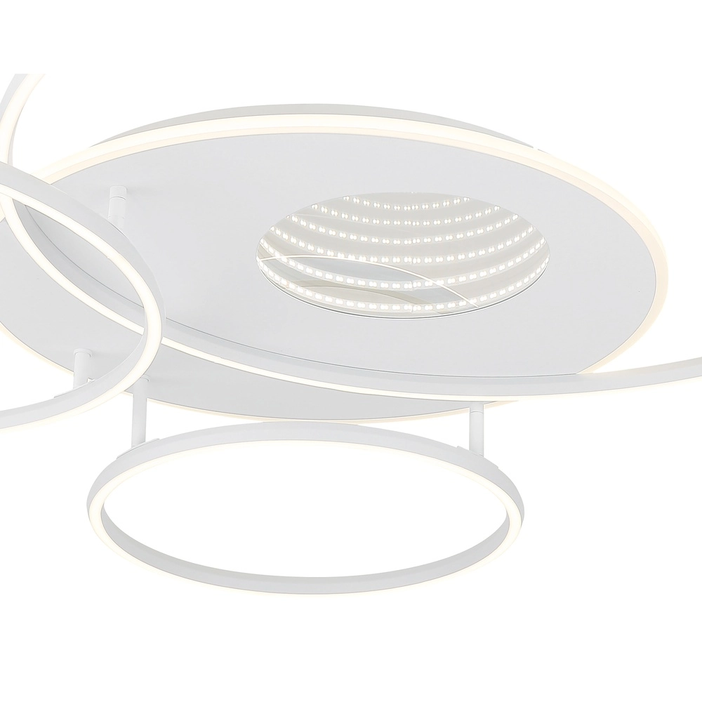 Moderne Deckenlampe Invertina Weiß 126 cm Globo 9007371576043