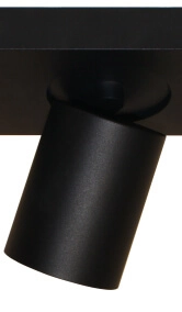 3-Licht-Spot Megano Schwarz Artdelight 8719831735617