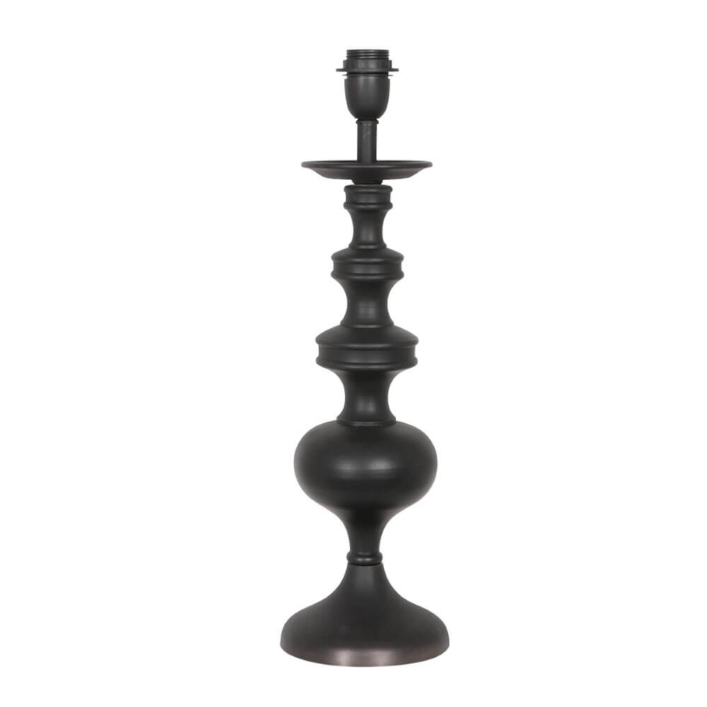Klassische Tischlampe Lyons C mit goldenem Samtschirm Steinhauer 8712746166750