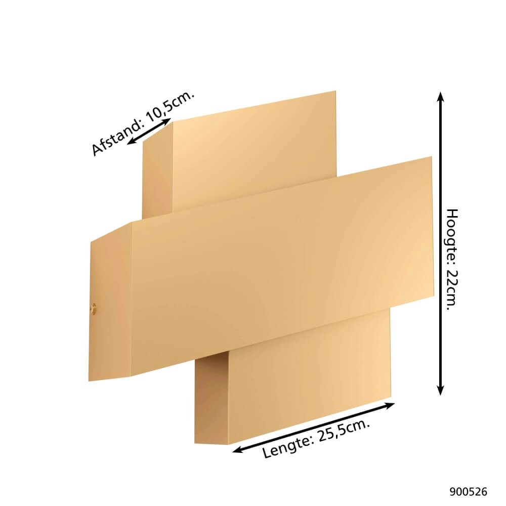 Moderne Wandleuchte Timparossa Gold Eglo 9008606244546