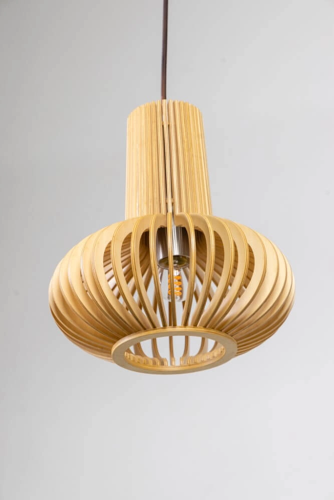 Hängelampe aus Holz Tess Ø 25cm ETH 8720195305347