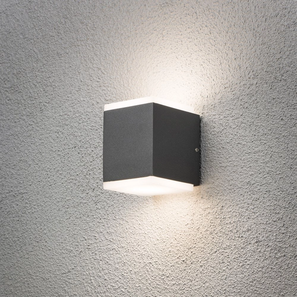 LED-Wandleuchte Monza Up - Down Anthrazit KonstSmide 7318307991376