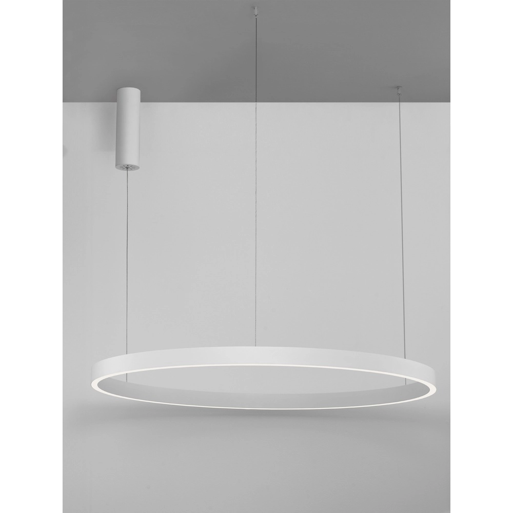Design-Pendelleuchte Elowen weiß Ø 98cm