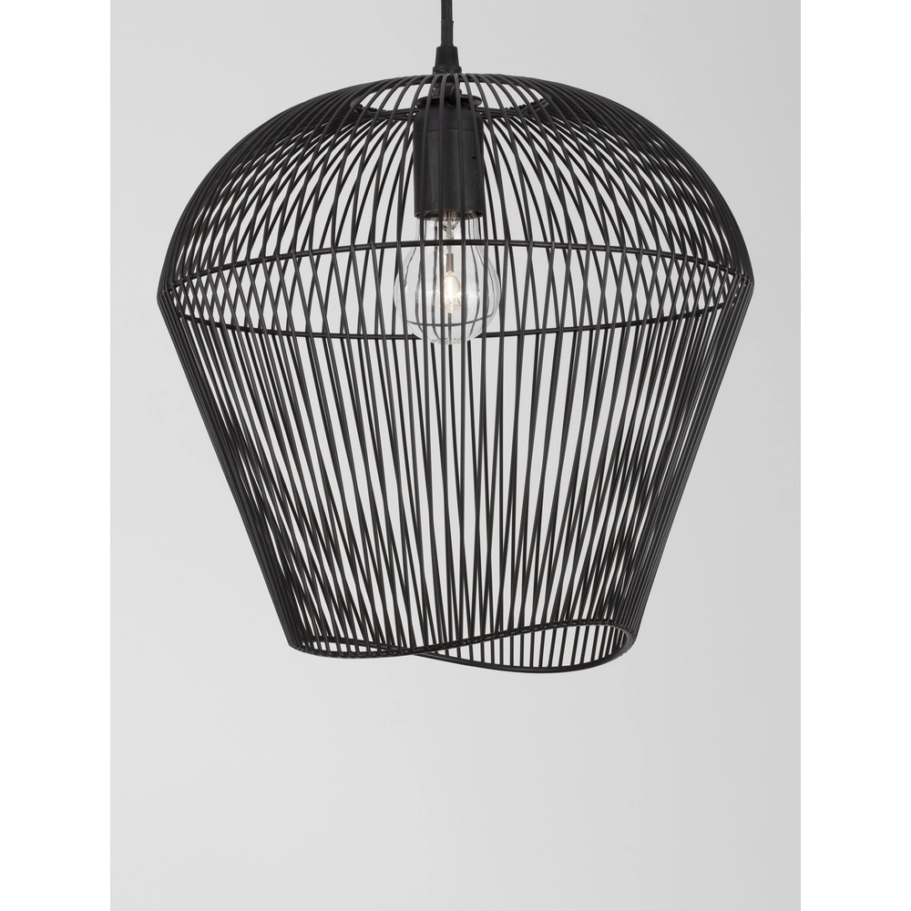 Böhmische Pendelleuchte Bredo Ø 31,5cm schwarz Lyora 5212017438911