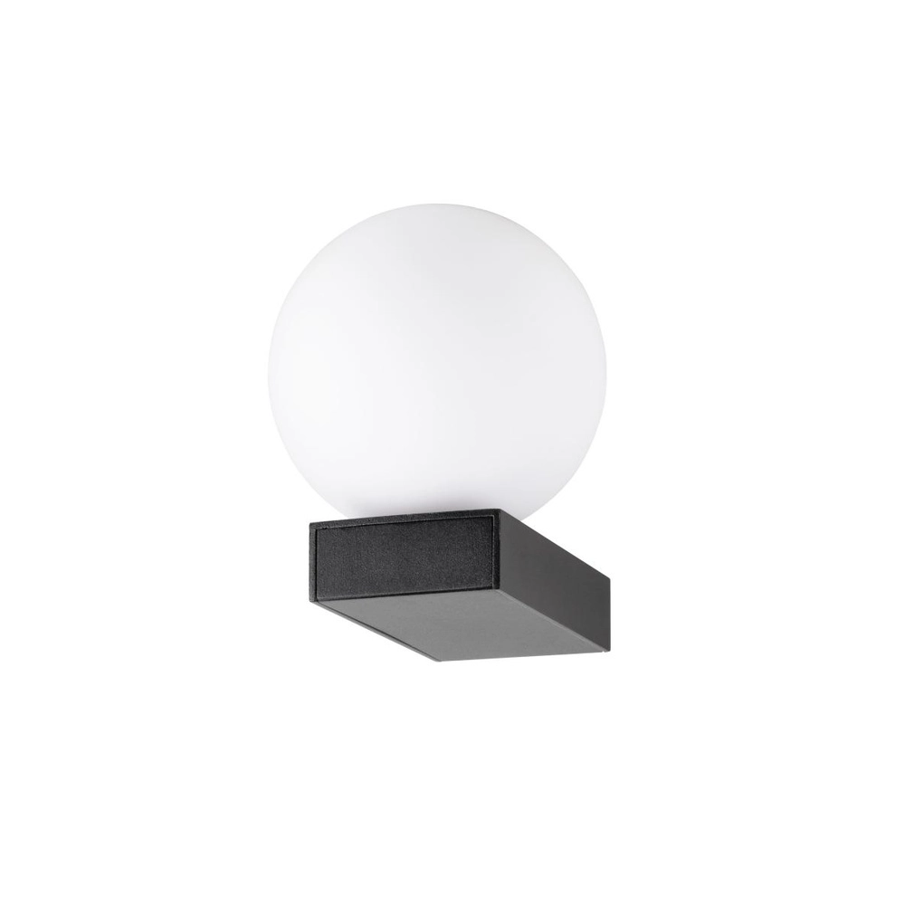 Wandleuchte Sun schwarz mit weißer Kugel SLV 4024163305334
