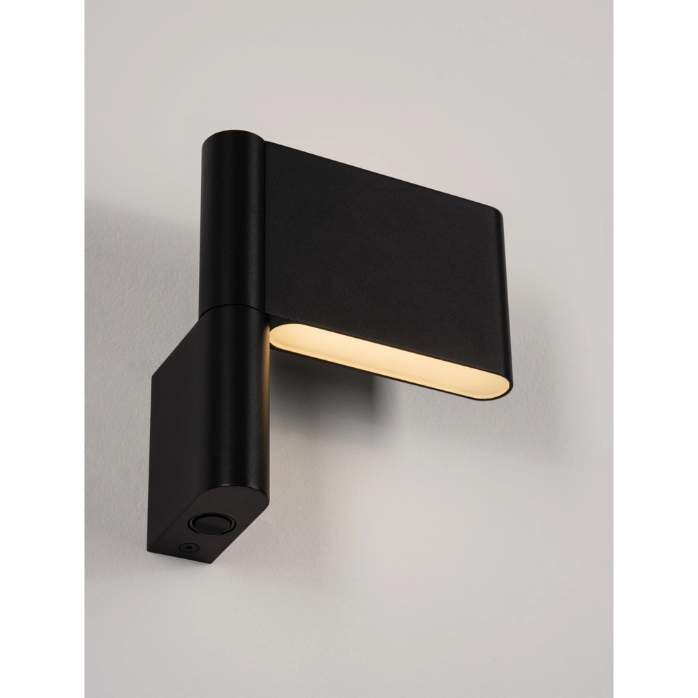 Wandleuchte Flusso schwarz Lyora 5212017478115