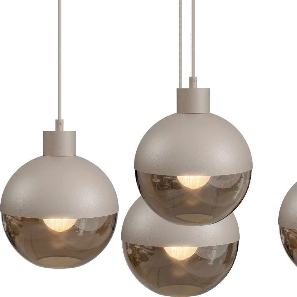 6-Licht Pendellampe Opera Beige Terra Masterlight 8718121424200