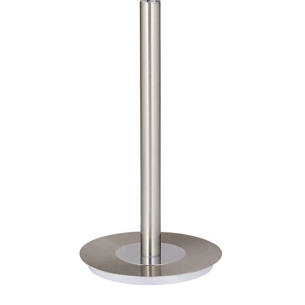 Tischlampe Lampenschirm Paris II grau mit weißem Lampenschirm Trio 4017807368390