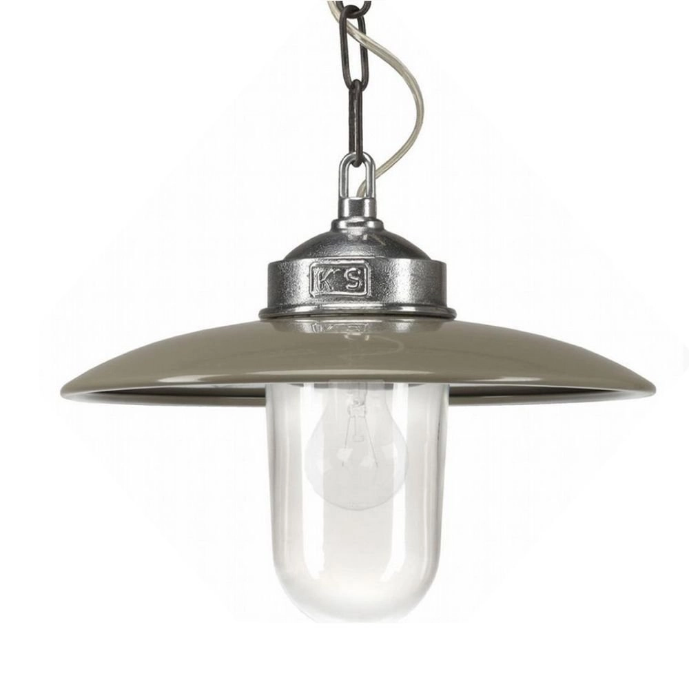 Hängeleuchte für Veranda Solingen Retro Retro Taupe