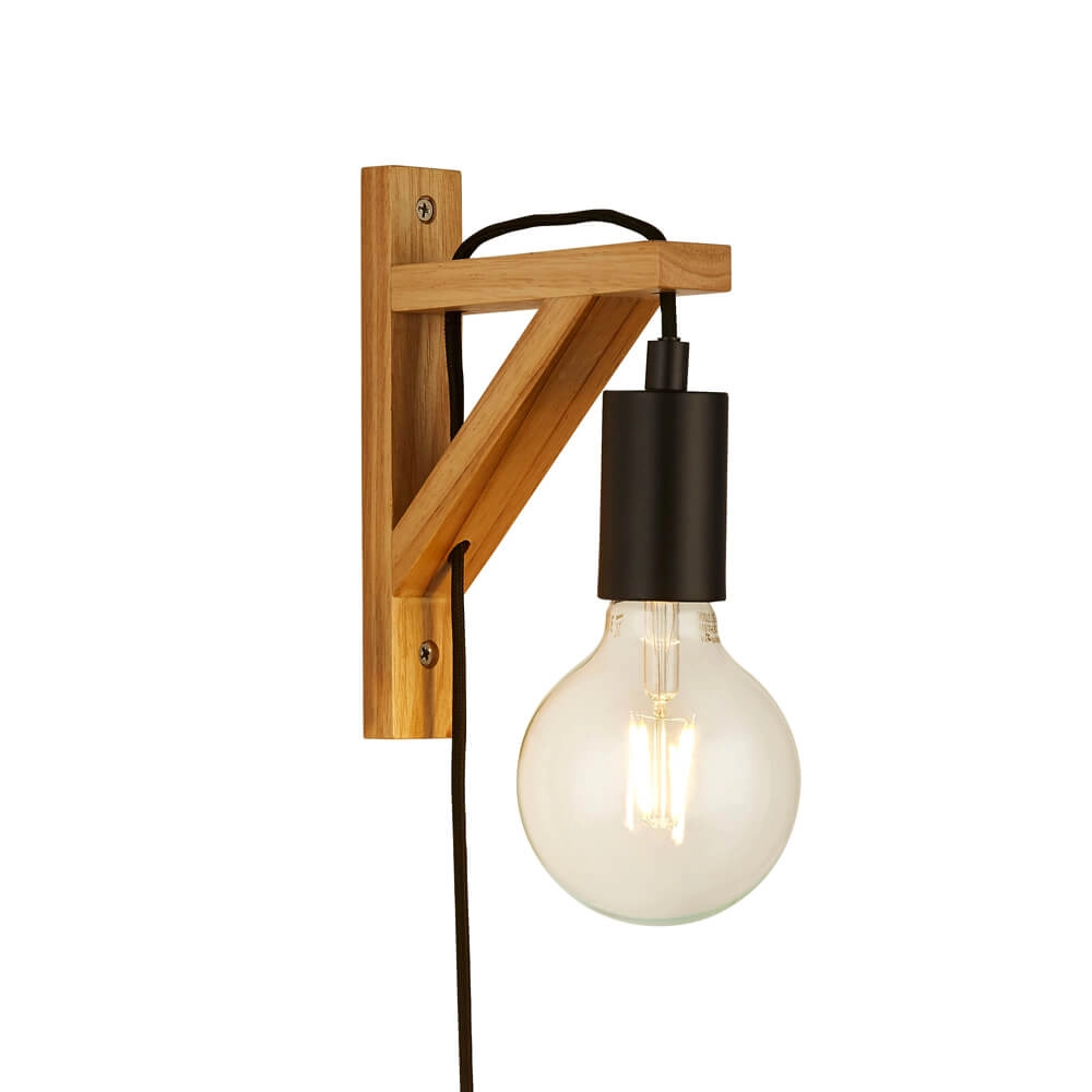 Wandleuchte Holz Woody