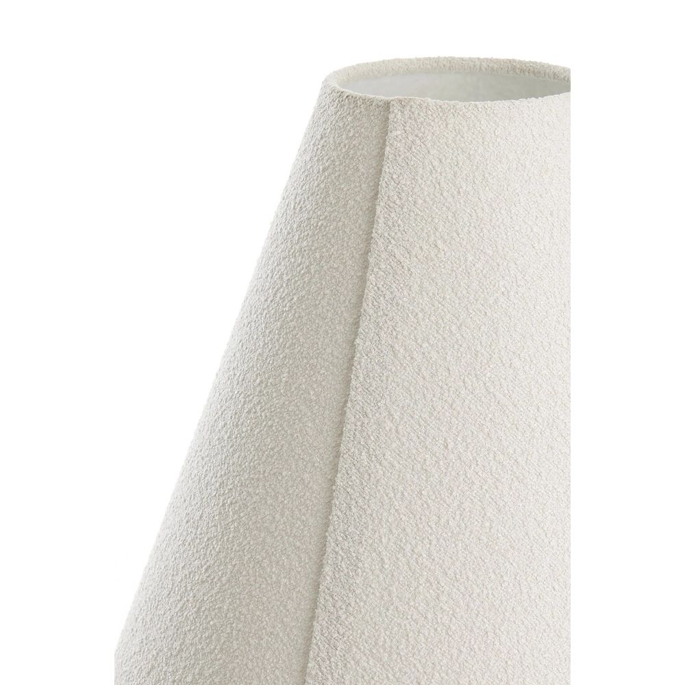 Tischlampe Devia Ø 30cm - bouclé - beige Light & Living 8717807759469