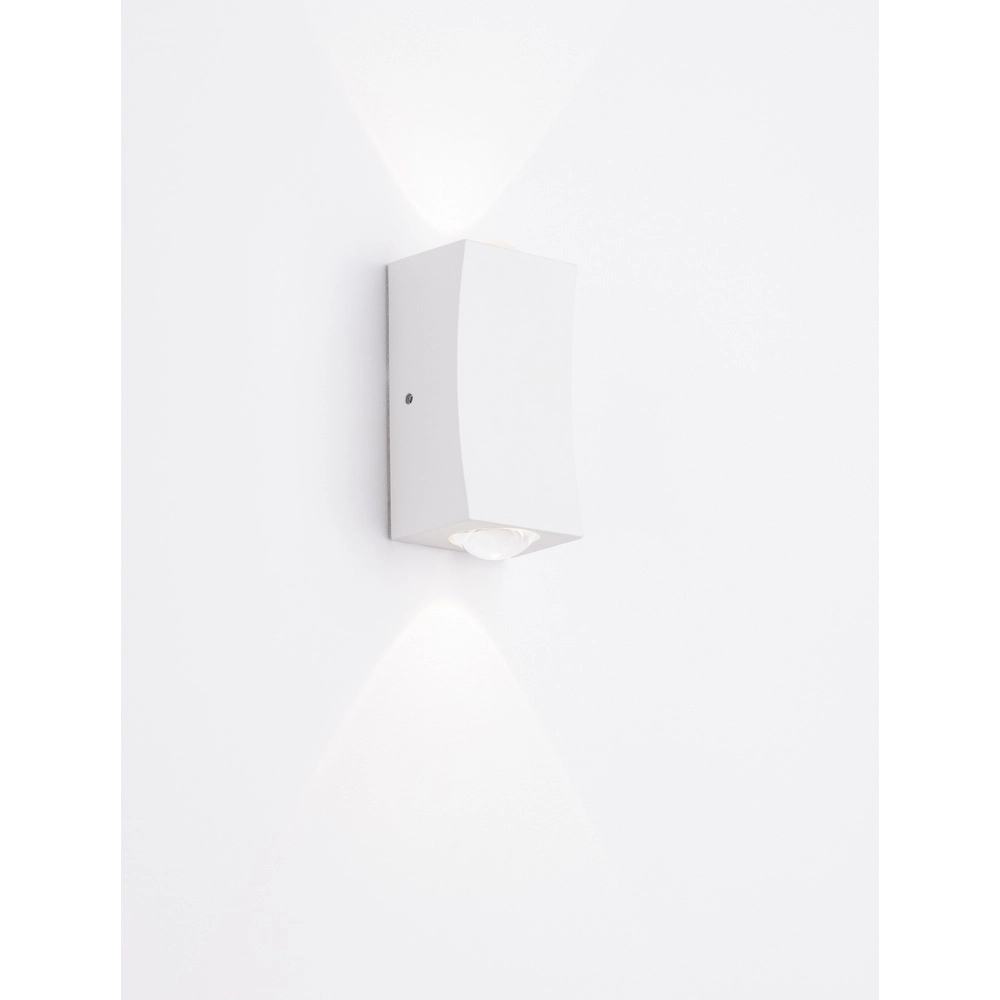 Design-Wandleuchte Dewei weiß