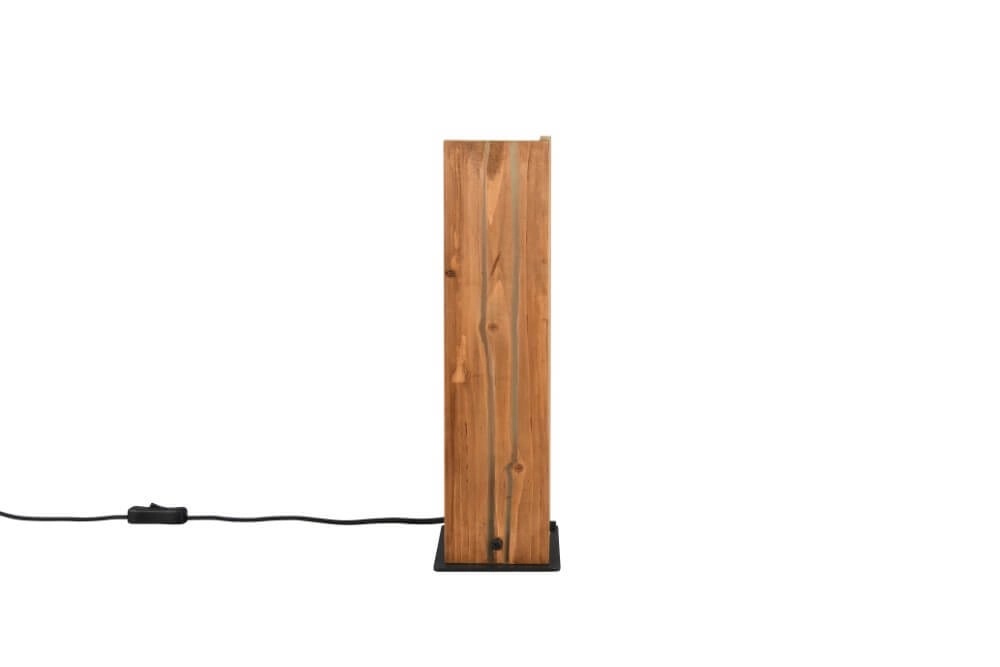 Tischlampe aus Holz Karuni Trio 4017807616491