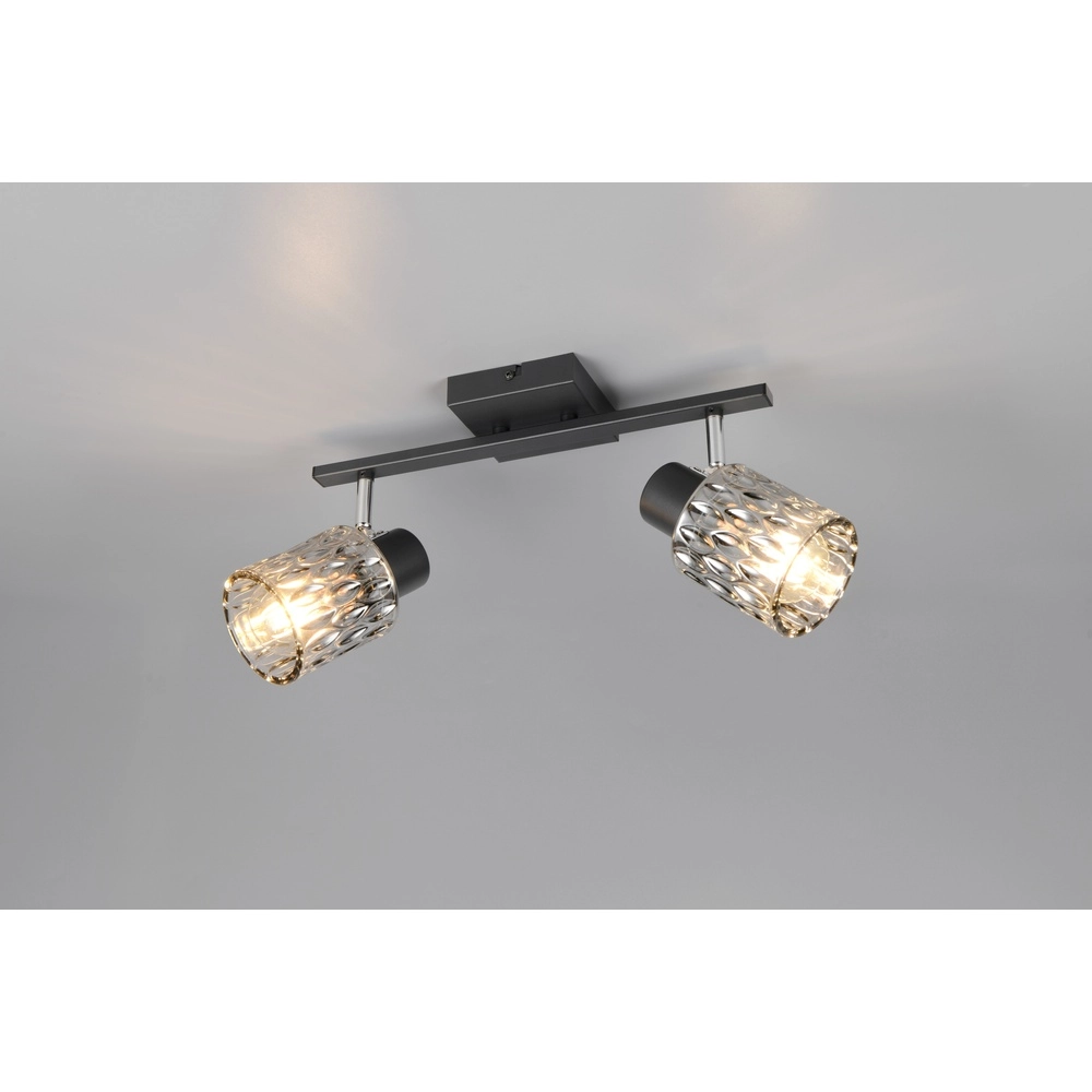 Deckenlampe Jack schwarz 2-flammig Trio 4017807643862