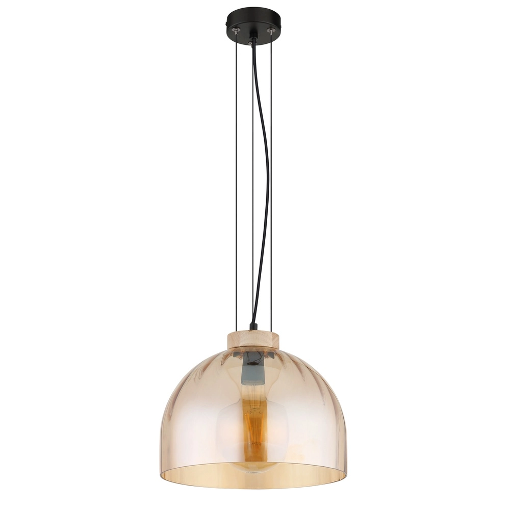 Pendellampe Swanson schwarz Ø 30cm Globo 9007371592647