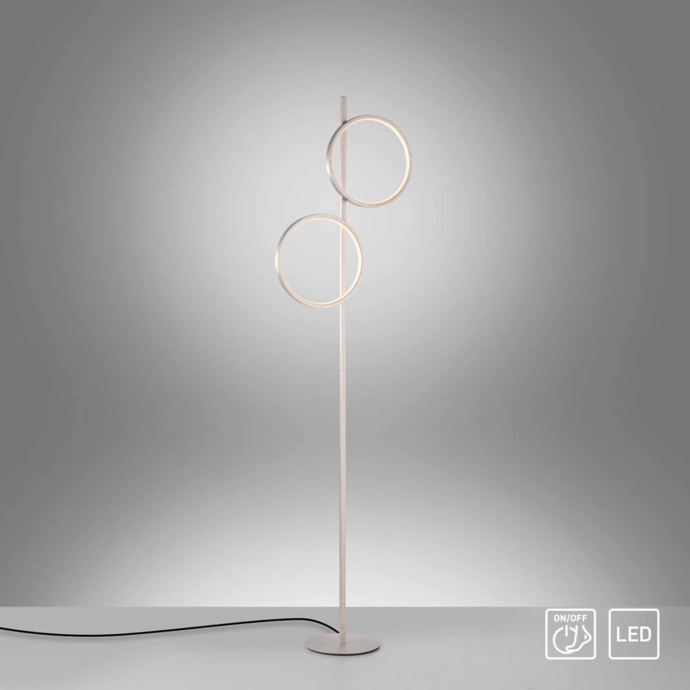 Stehlampe Mini Ritus Silber Just Light 4043689002091