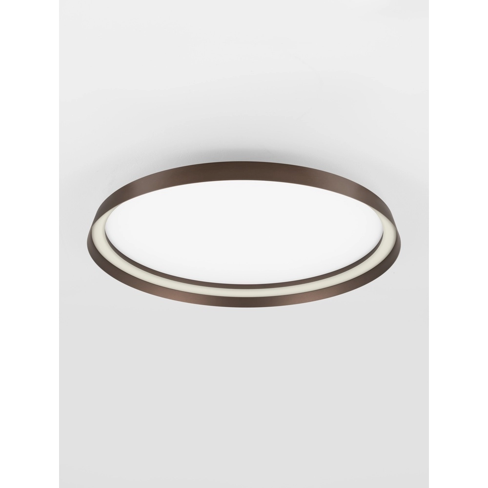 Design-Deckenleuchte Ormi Ø 60cm kaffeebraun Lyora 5212017463142