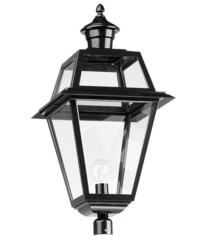 Nostalgic lantern lamp Maasdam K14 schwarz