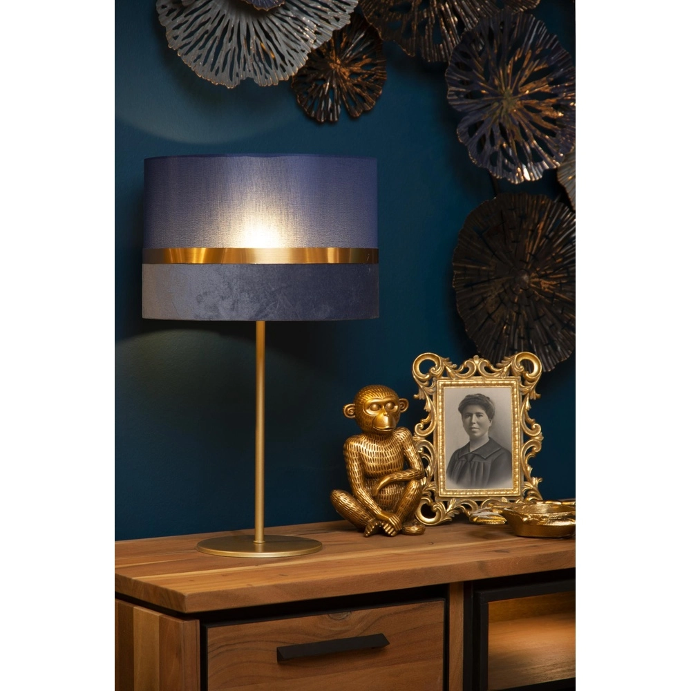 Design-Tischlampe Extravaganza Tusse blau Ø 30cm Lucide 5411212105653