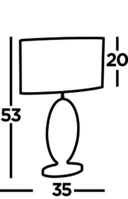 Tischlampe Loopy Searchlight 5053423195377