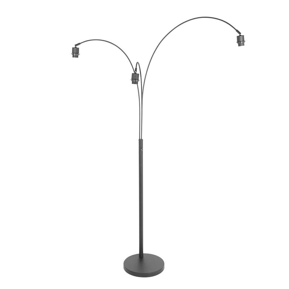 Stehlampe Sparkled Light schwarz mit Bambuskappen Steinhauer 8712746173635