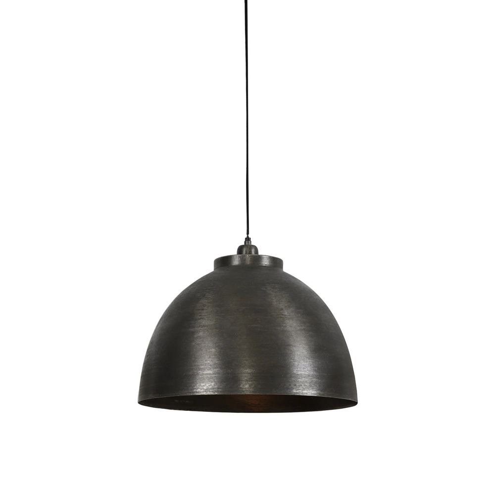 Pendellampe Kylie silbergrau Ø 45cm Light & Living 8717807203771