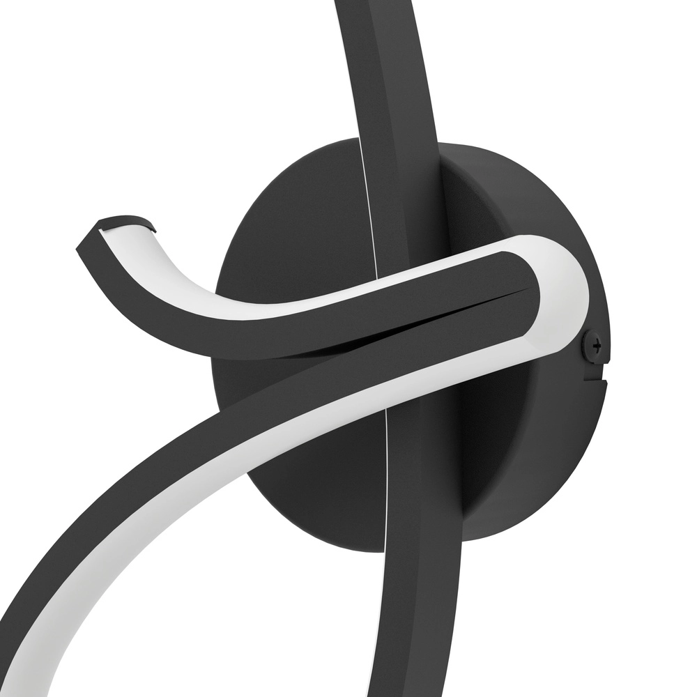 Designer-LED-Wandlampe Cardoncito Schwarz Eglo 9008606368136