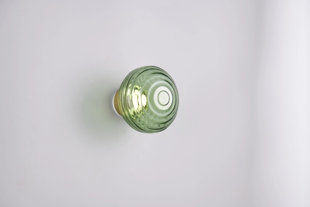 Wandleuchte Earl Grünes Glas Wiederaufladbar Trio 4017807643459
