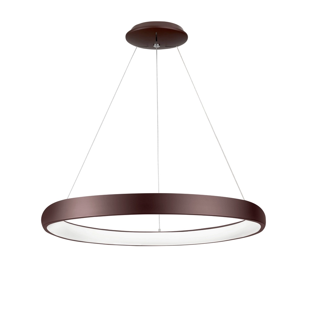 Design-Pendelleuchte Albi kaffeebraun Ø 61cm Lyora 5212017414885