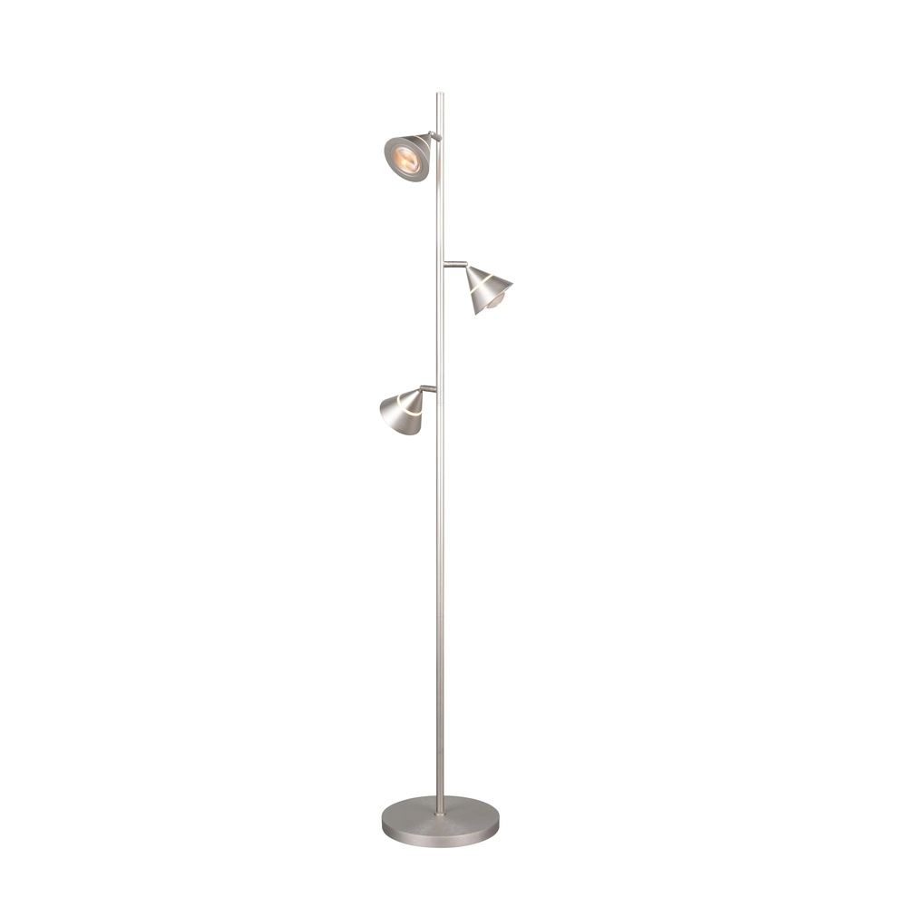 Stehlampe Romeo Nickel Trio 4017807675375