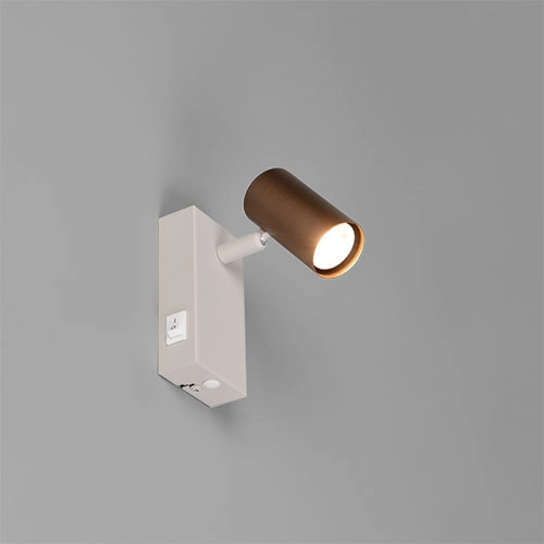 Oberflächenmontierter Scheinwerfer verstellbar Taryn Mocha Brown