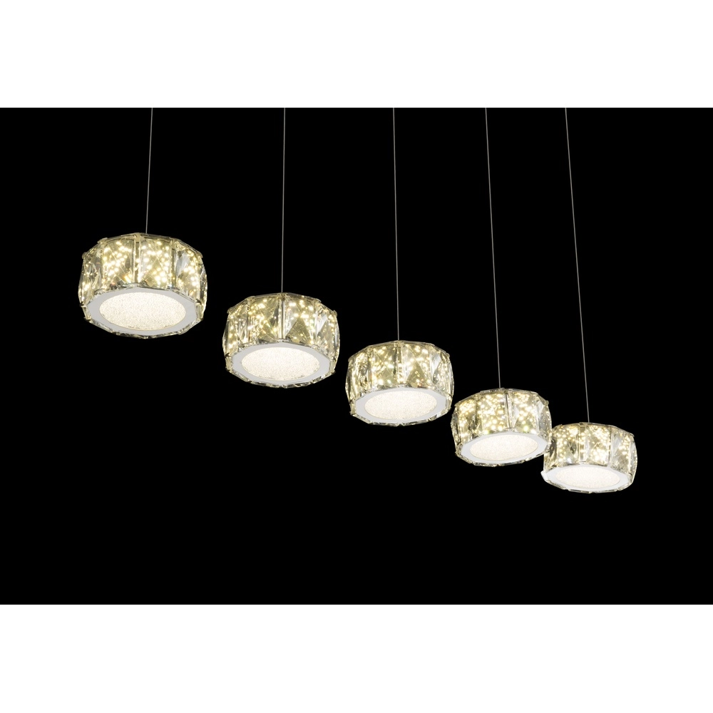 4-Licht Pendellampe Amur Chrom Globo 9007371342068