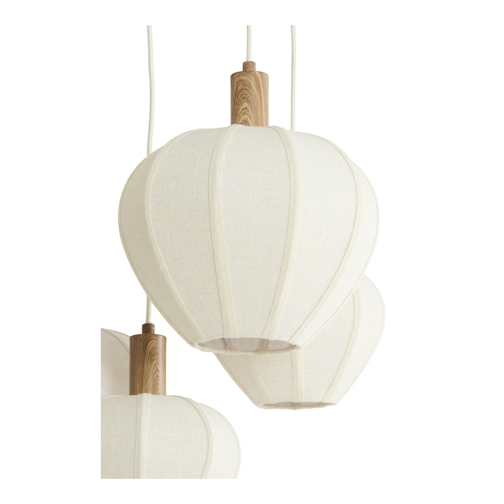 Japandi-Pendellampe Huxi 5-Licht-Licht Light & Living 8717807843441