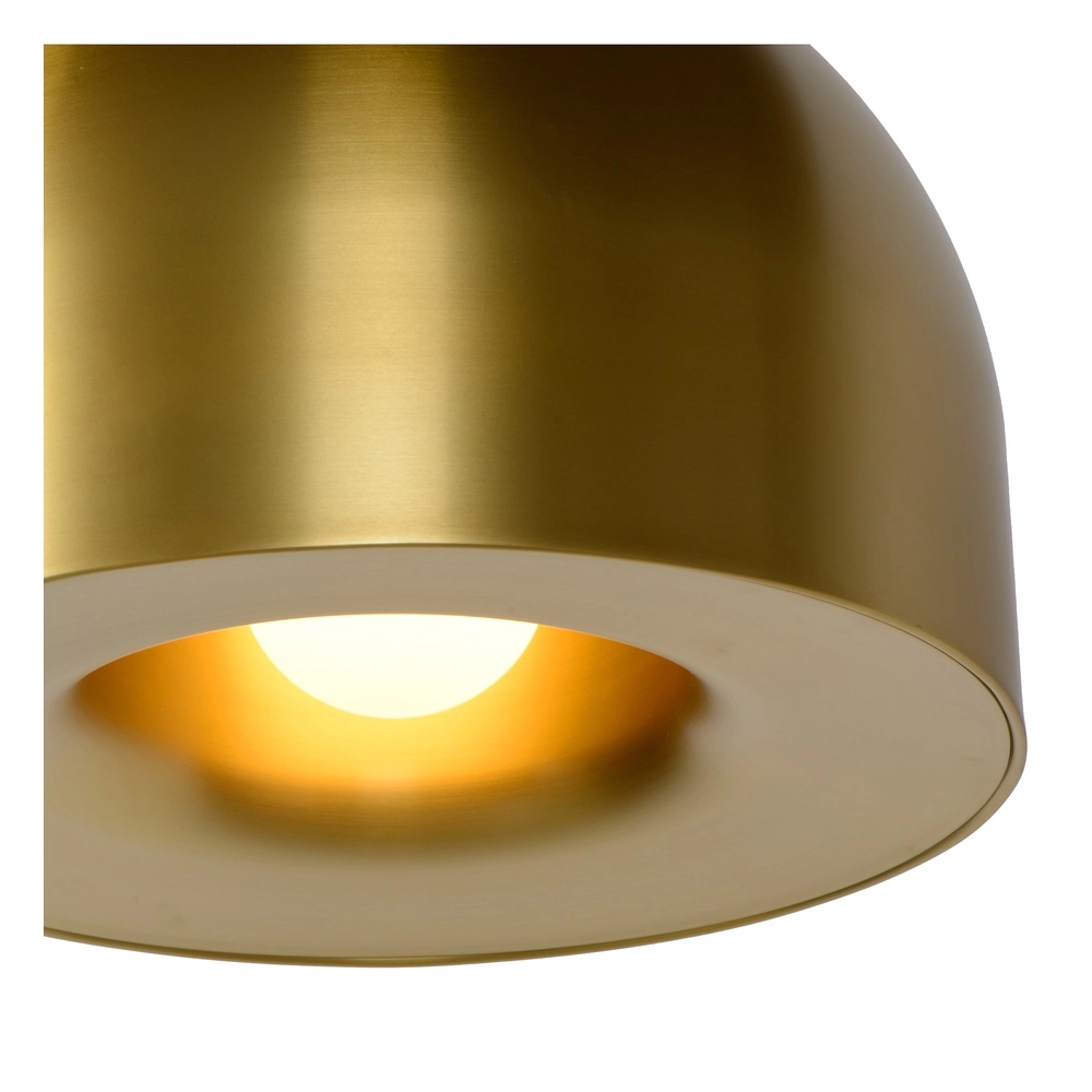 Moderne Messing-Pendellampe Akron Ø 50cm - 1x E27 Premium by Lucide 5411212202086
