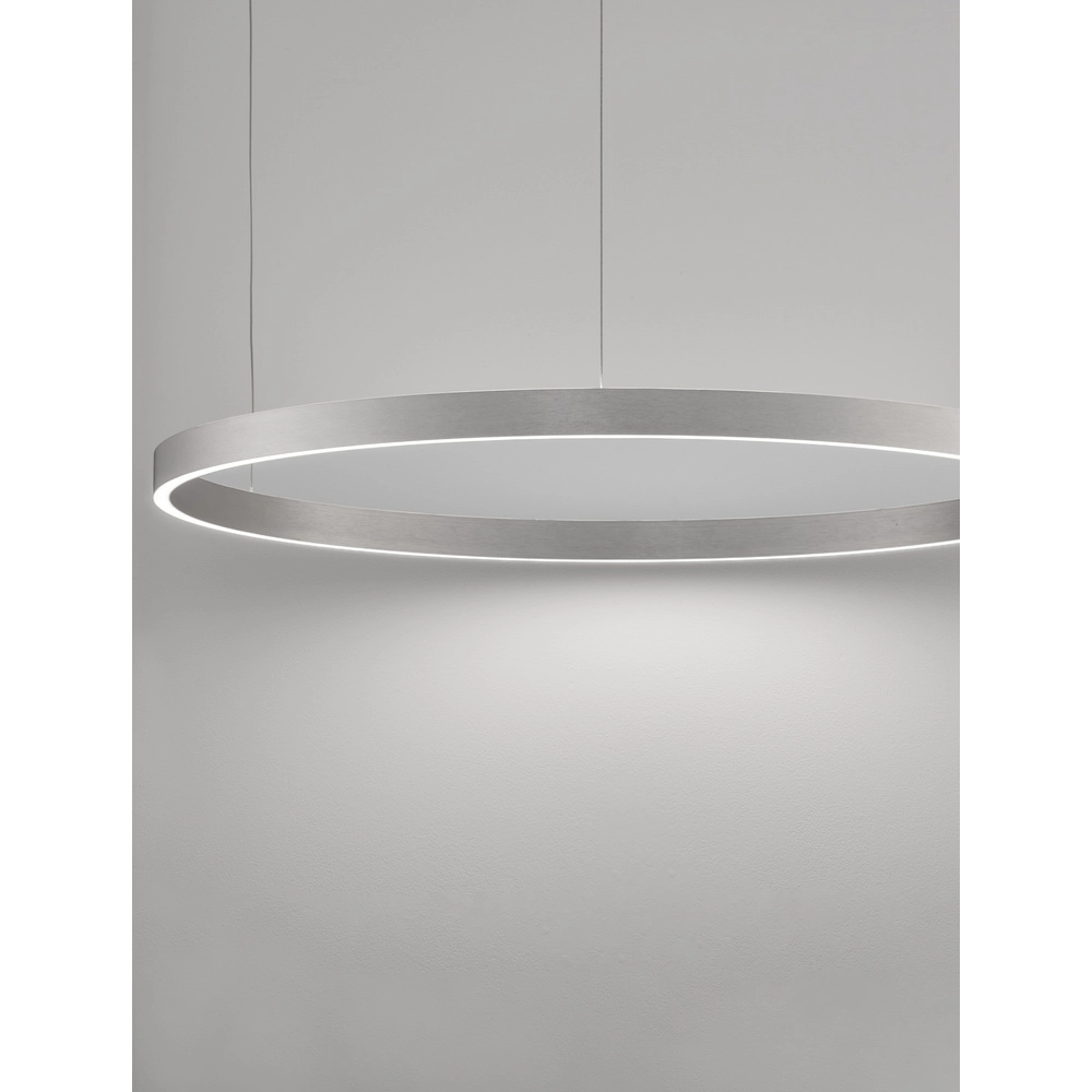 Design-Pendelleuchte Elowen silbergrau Ø 98cm