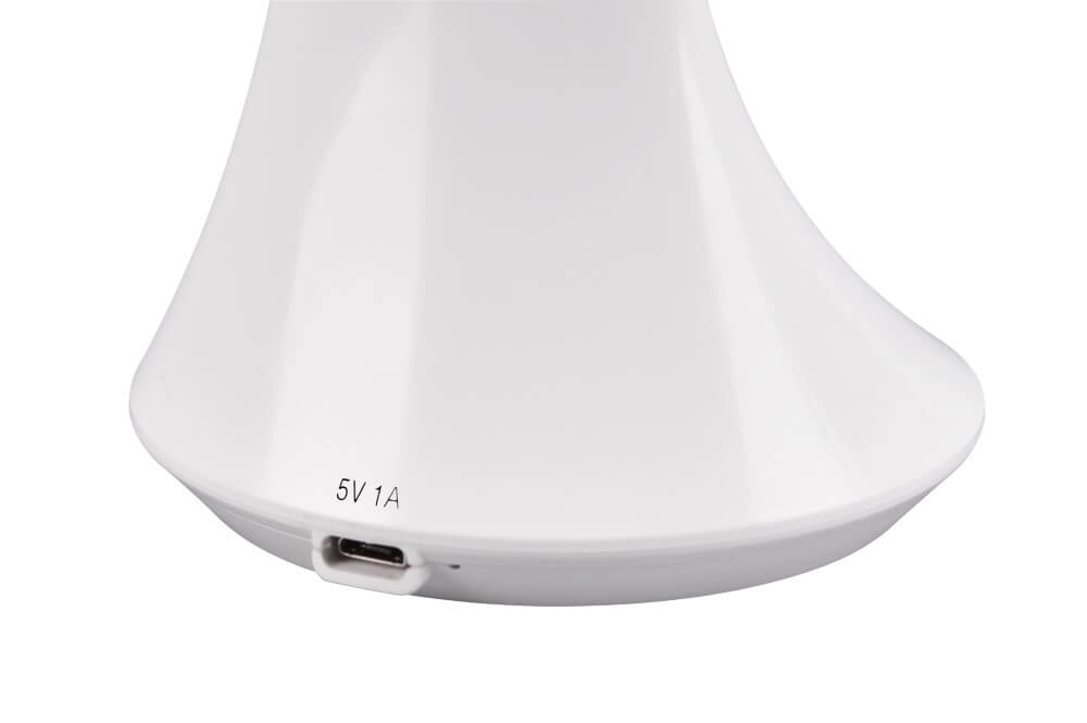 Tischlampe Patty weiß mit Alarmfunktion Trio 4017807559118