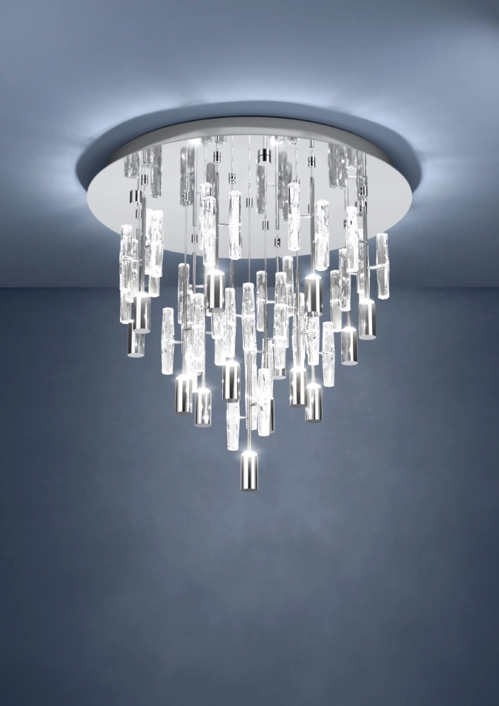 Einzigartige Deckenlampe Alemdina Chrom-3-Schritt-CCT Stars of Light 9008606360086
