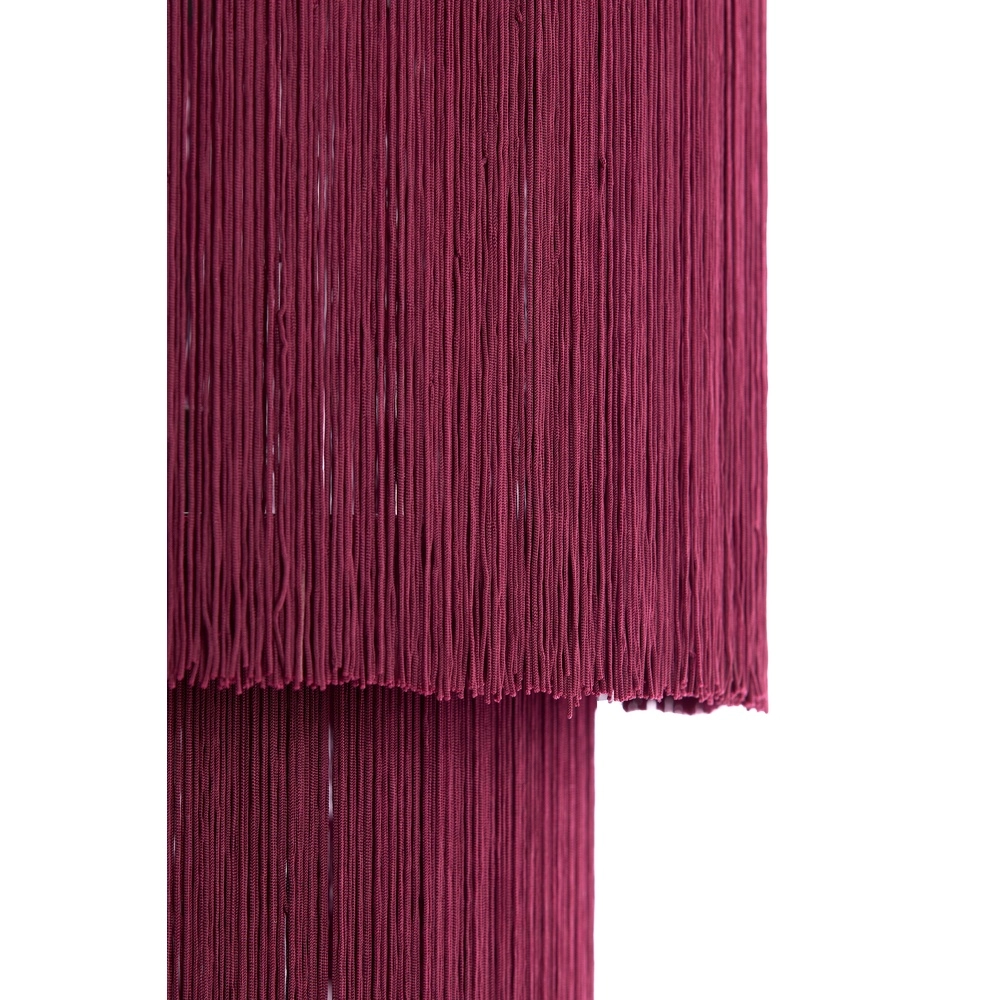Schnur-Pendellampe Malaika Ø 45cm – dunkelviolett Light & Living 8717807834036
