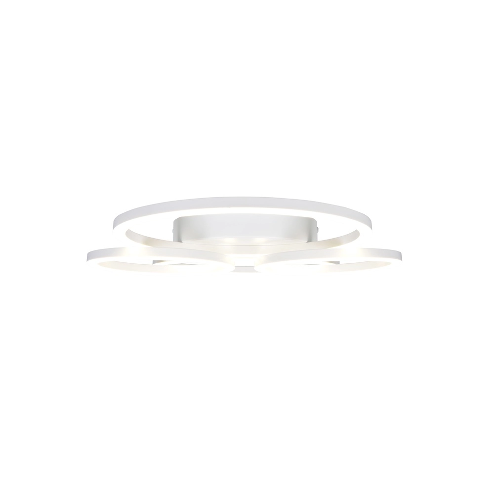 Moderne Deckenlampe Quilo Rundweiß Trio 4017807704259