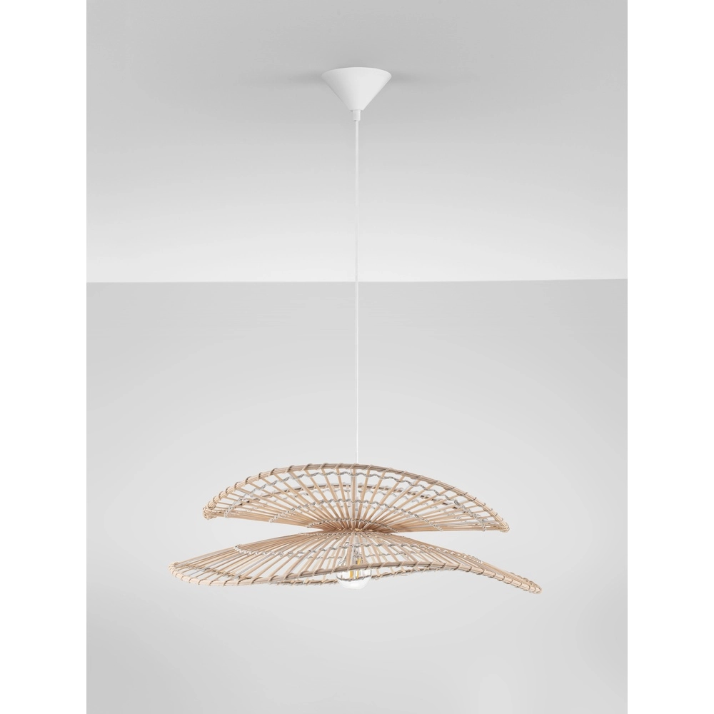 Rattan Pendelleuchte Artic Ø 60cm Lyora 5212017477286