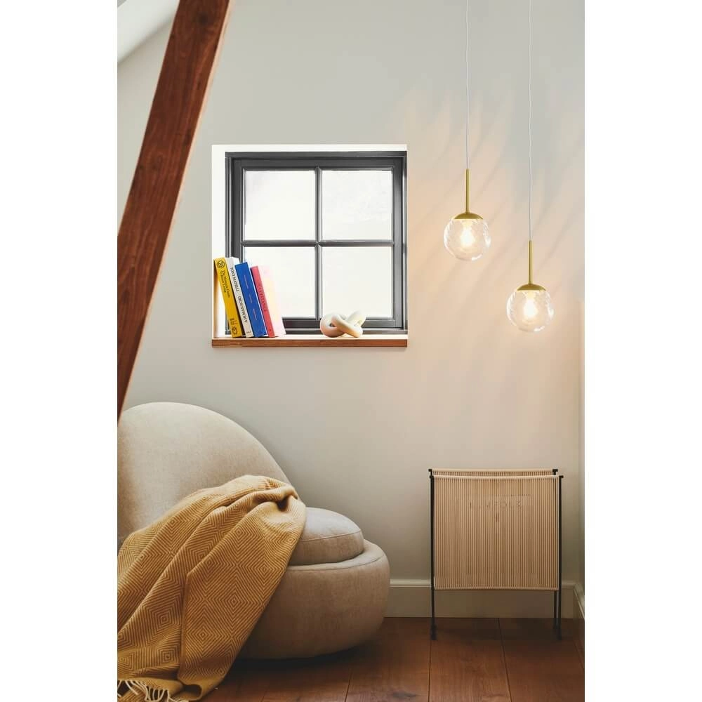 Pendelleuchte aus Glas Chisell Messing Ø 15cm Nordlux 5704924015649
