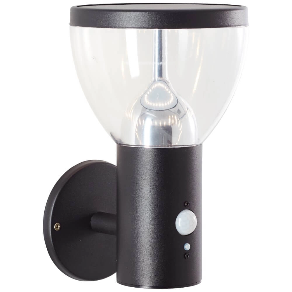 Wandverstärker Tulip schwarz mit Sensor Brilliant 4004353437755