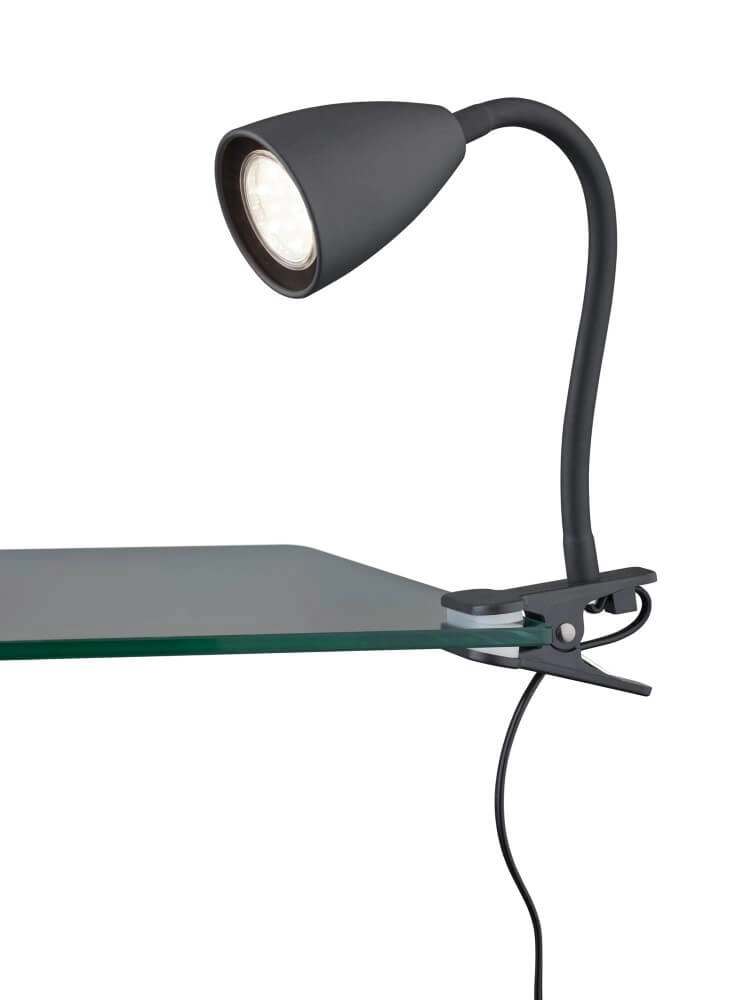 Tischlampe Wanda mit Klemme schwarz Trio 4017807575040