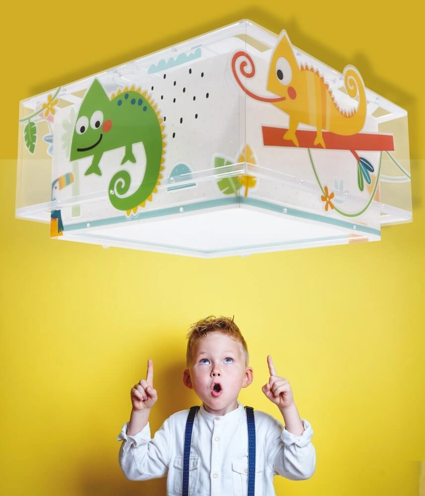 Design-Kinderzimmer-Deckenleuchte Happy Jungle Dalber 8420406003306