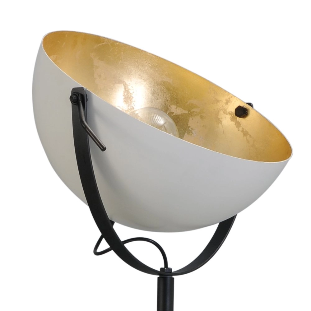 Stehlampe Larino 50 175 cm schwarz mit weiß und gold Masterlight 8718121154664