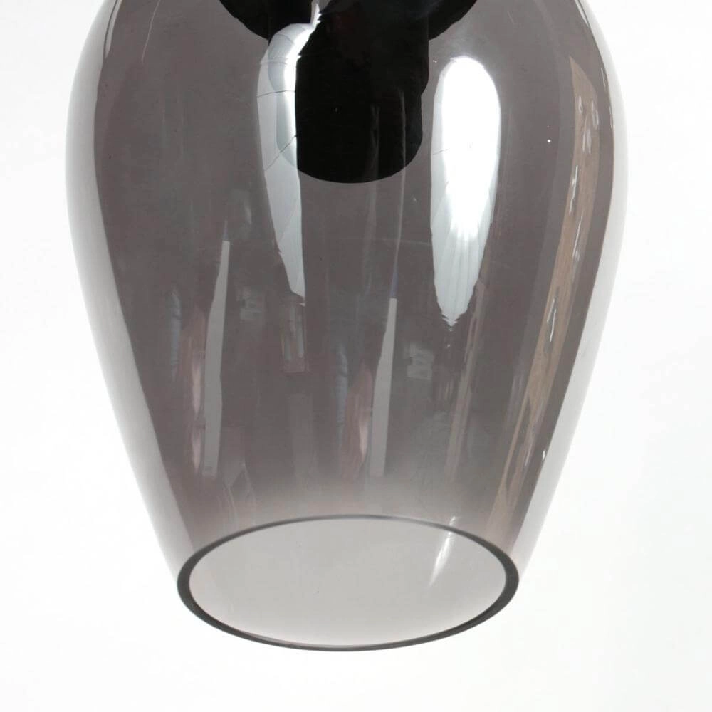 Pendelleuchte HaloSwap mit 1 Rauchglas Ø 15cm Steinhauer 8712746179712