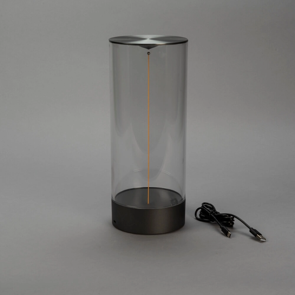 Wiederaufladbare Lampe Edison L anthrazit KonstSmide 7318307847376