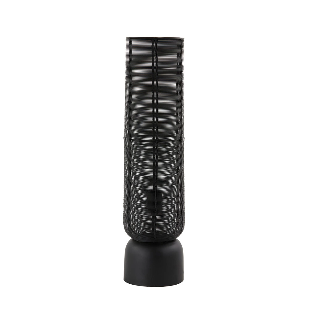 Tischlampe Lezuza Ø 15,5 cm schwarz Light & Living 8717807659905