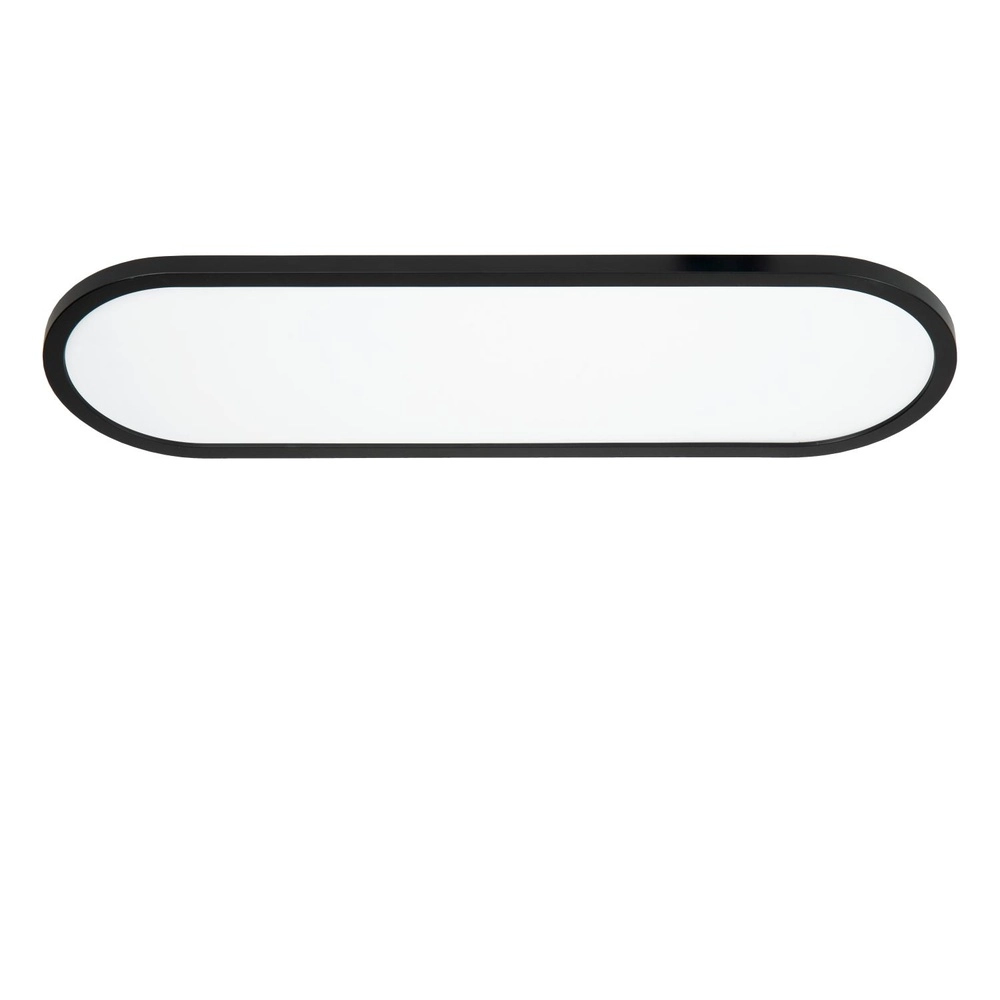 Ovales Deckenlicht Elly schwarze 24W